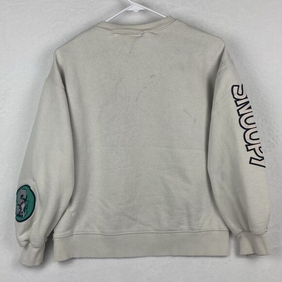 Zara Snoopy Peanuts Graphic Sweater Size 13-14 Beige Sweatshirt Pullover Casual - Picture 2 of 12